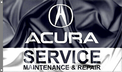 Acura Service Flag Banner 3x5 ft Vanity Any Car Tag MDX TL PKG Legend AWD