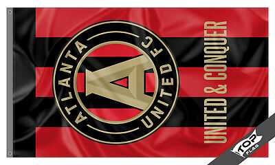 Atlanta United FC Flag Banner 3x5 ft Unite & Conquer Gift Football Soccer