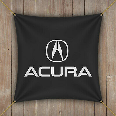 Acura Flag Banner 1x1 ft Vanity Any Car Tag MDX TL PKG Legend AWD