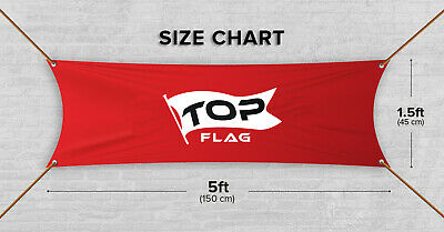 Honda Racing Flag Banner 1.5x5ft in Motorcycle Jacket Shirt Wing Fox