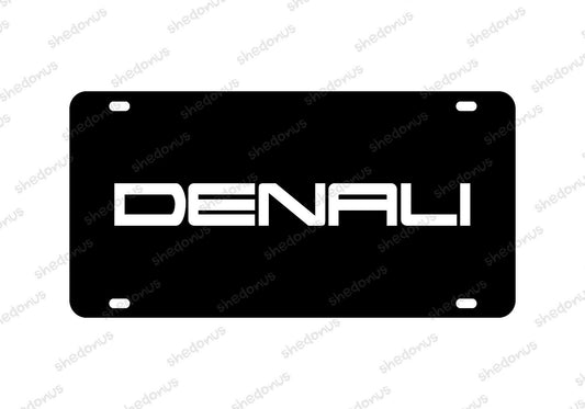 Denali License Plate Acrylic Any Car Tag