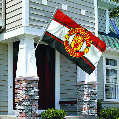 Manchester United Flag Banner 3x5 ft Football Soccer Red Devils 3 Colors Cassatt