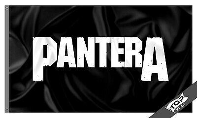 Pantera Flag Banner 3x5 ft Heavy Metal Band Black Rock Gift Cave