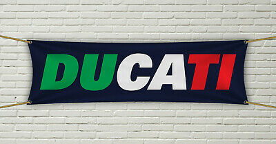 Ducati Flag Banner 1.5X5 Ft Italy Bikes Motorcycles