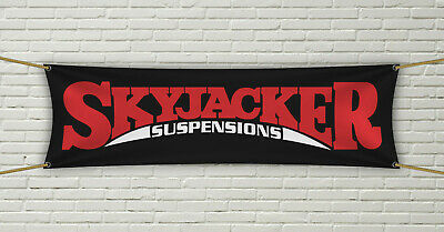 Skyjacker Flag Banner 1.5x5 ft Suspensions Flag Banner Car Racing Shop Garage