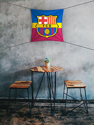 Barcelona Flag banner 1x1 feet Spain FC Futbol Soccer Gift Sticker Messi