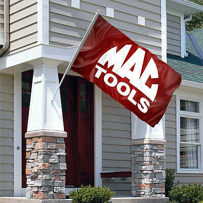 MAC Tools Flag Banner 3x5 ft Products Red Garage Wall