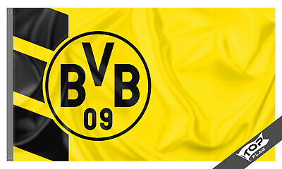 Borussia Dortmund Flag Banner 3 x 5 feet Germany Soccer New Black and