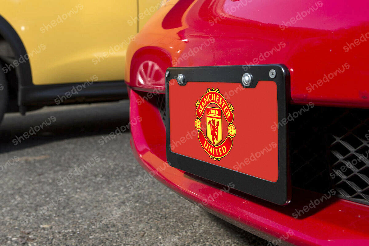 Manchester United License Plate Tag License Plate Red Devils England Auto Any Ac
