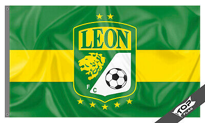 Club Leon Flag Banner 3x5 ft Mexico MX Bandera Soccer