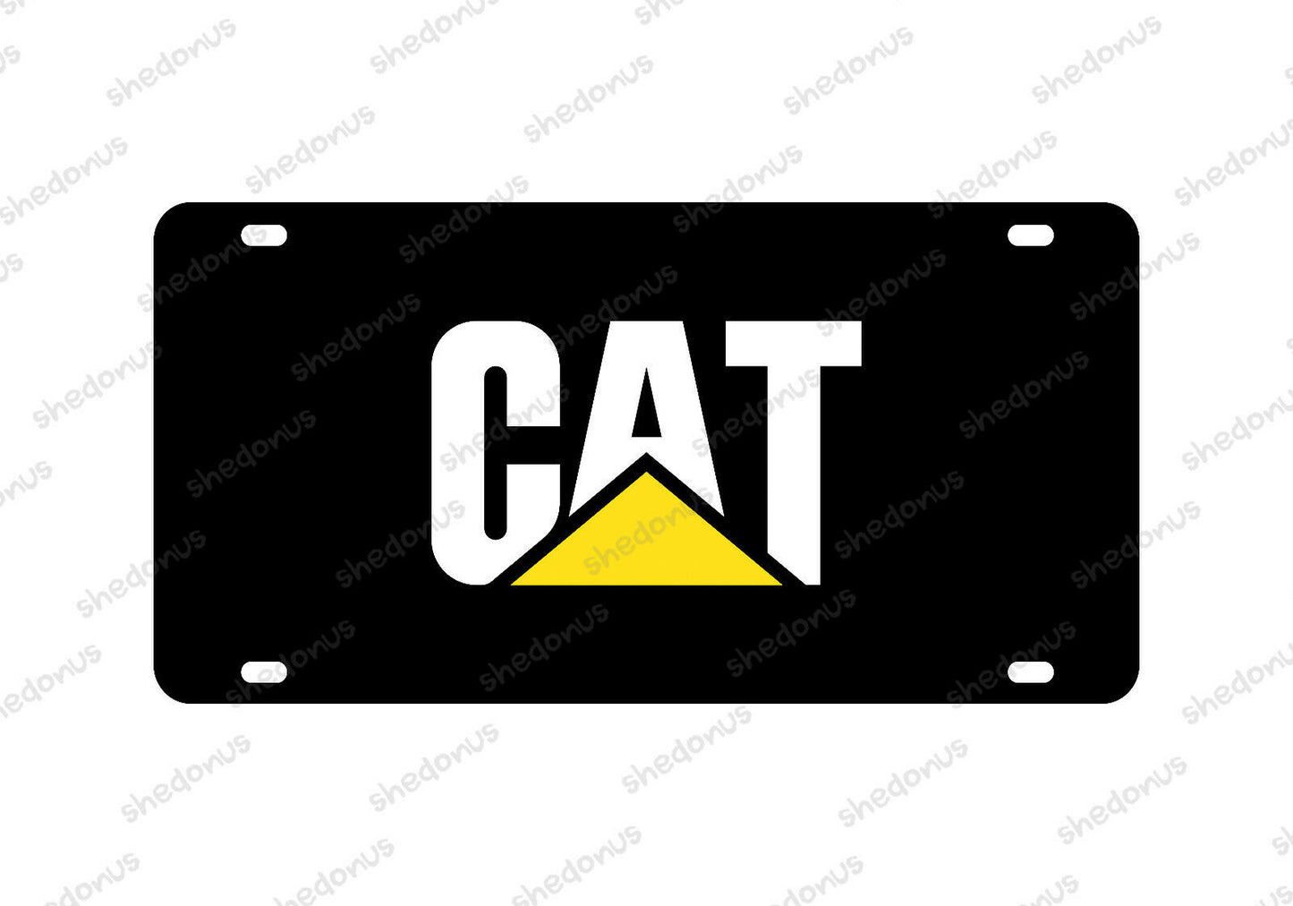 Caterpillar License Plate Acrylic Any Car Tractor Manual CAT