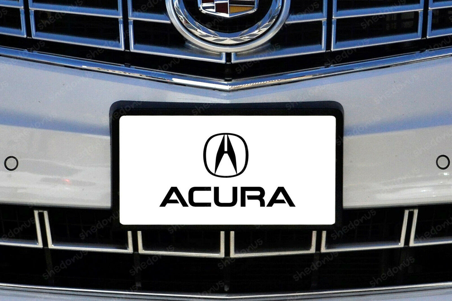 Acura License Plate Acrylic Vanity Any Car Tag MDX TL PKG Legend White