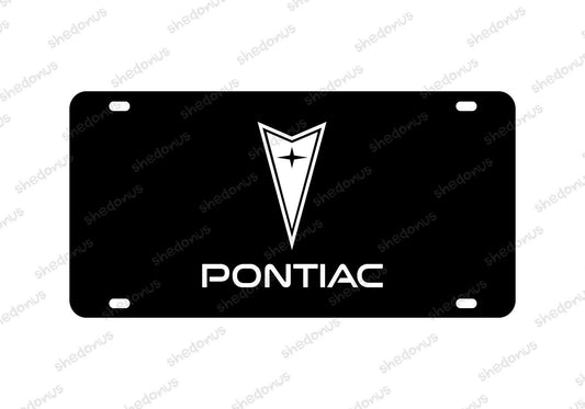 Pontiac License Plate Acrylic Any Car Tag Am Trans Firebird Gt Prix Grand
