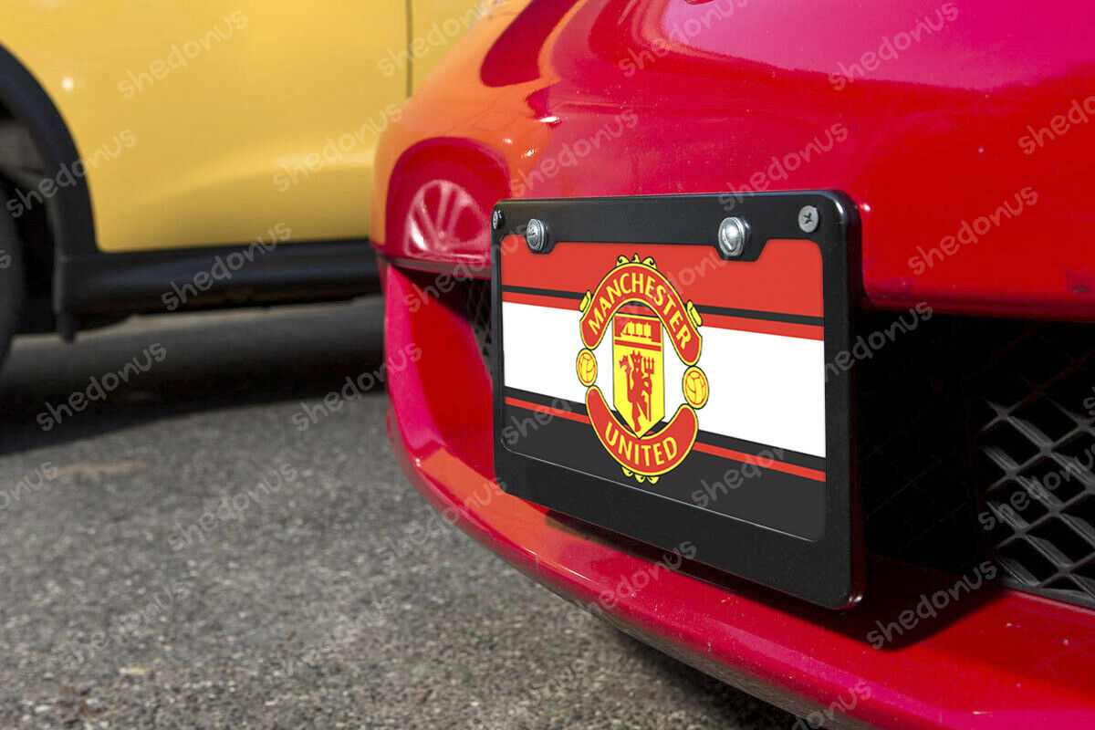 Manchester United License Plate Tag License Plate Red Devils England Casata