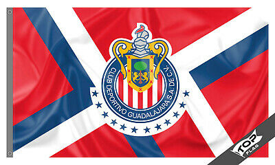 Chivas GUADALAJARA Flag Banner 3x5 ft Jersey Futbol Bandera Soccer