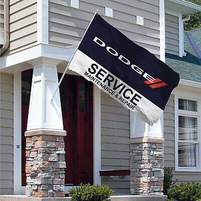 Dodge service Flag Banner 3x5 ft Man Cave 1500 2500 Cave Man Racing