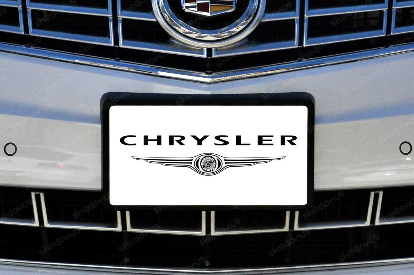 Chrysler License Plate Acrylic Vanity Car Tag 300 White Cruiser Country