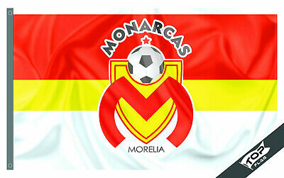 Monarcas Morelia Flag Banner 3 x 5 ft Jersey Soccer Pirma Futbol Mexico Mx
