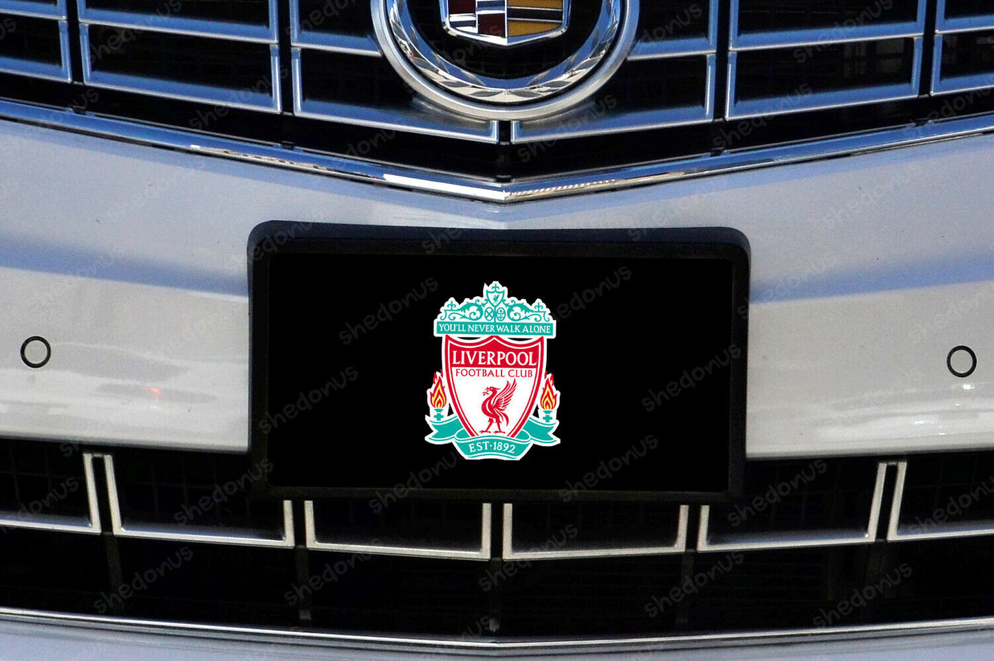 Liverpool Car License Plate Reds England Premier Auto Acrylic Soccer