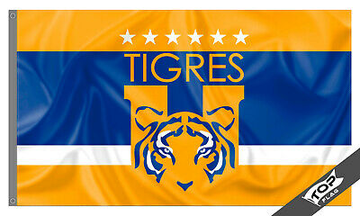 Tigres UANL Flag Banner 3x5 ft Mexico MX Bandera Soccer