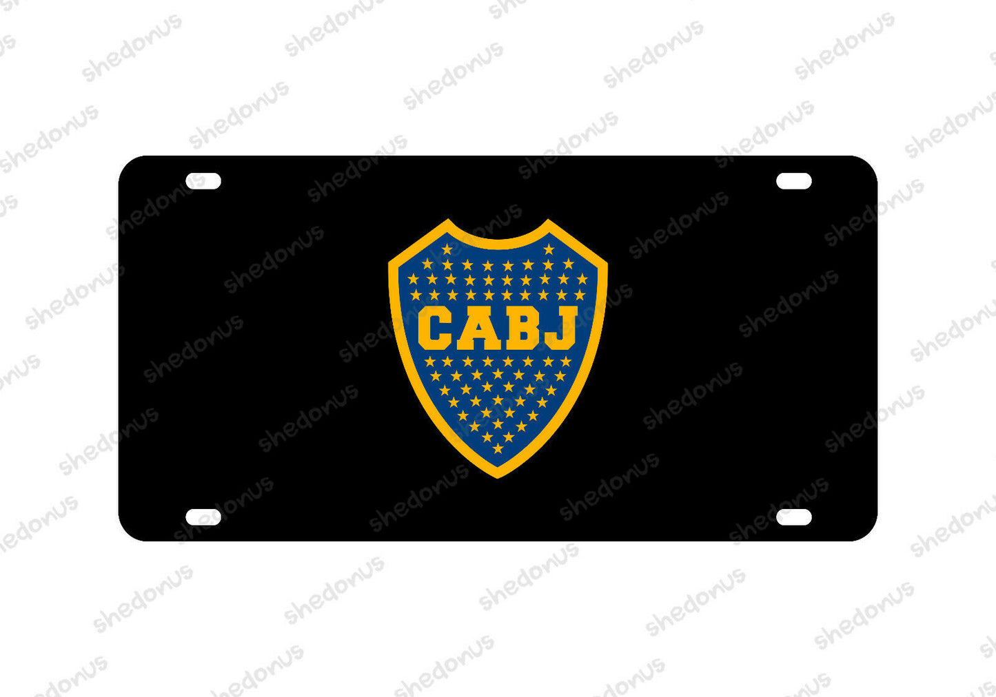 Boca Juniors License Plate Acrylic Any Car Tag Xeneizes Soccer Futbol