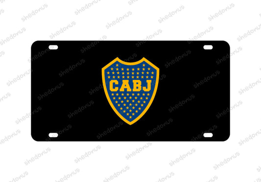 Boca Juniors License Plate Acrylic Any Car Tag Xeneizes Soccer Futbol