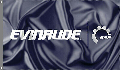 EvinRude Flag Banner 3x5 ft Man Cave BRP Bombardier Racing