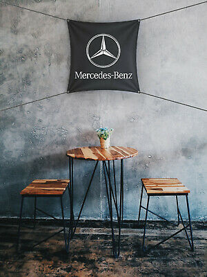 Mercedes Benz Flag Banner 1x1ft Car Racing Service AMG E-Class SL-CLass