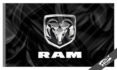 Dodge Ram Flag Banner 3x5 ft 1500 2500 Cave Man Racing