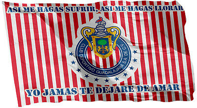 Chivas Guadalajara Flag Banner 3x5 ft Mexico Bandera Futbol Soccer Gift For Fans