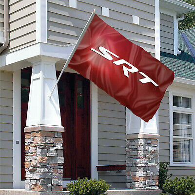 SRT Flag 3 x 5 ft Garage Banner Street Racing Technology 100% PL Bright Fabric