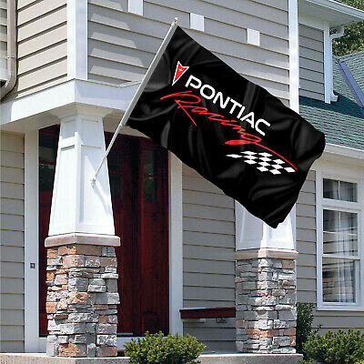 Pontiac Racing Flag Banner Motors General ft