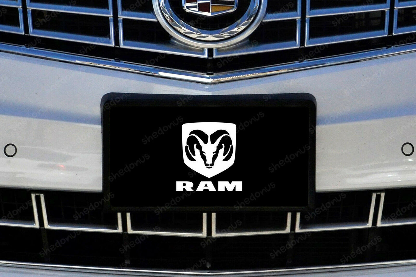 Dodge RAM License Plate Car Acrylic Tag Truck Steel 3 RAM 1500