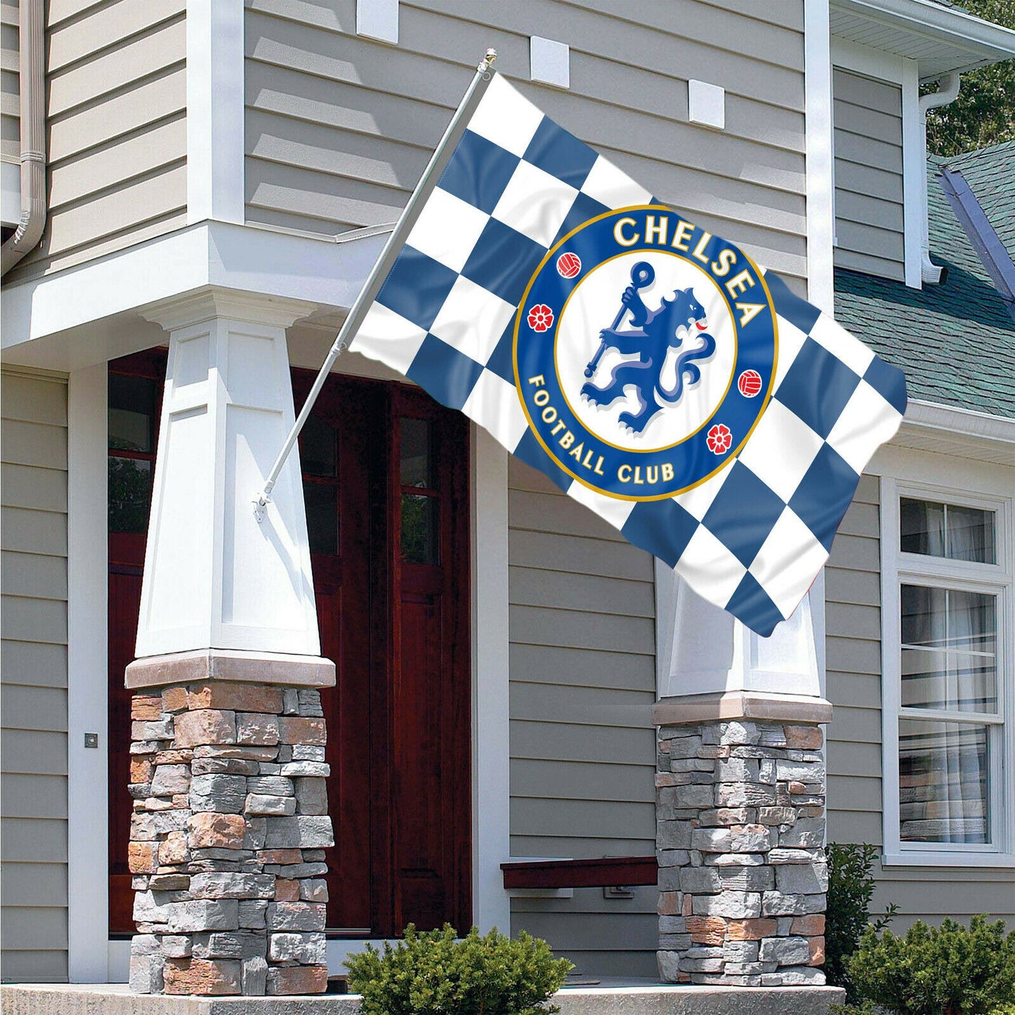 Chelsea FC Flag Banner 3ft x 5ft Football Soccer Blues Gift as Sticker