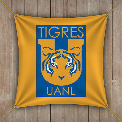 Tigres UANL Flag banner 1x1 feet Monterrey Mexico Sticke Bandera Soccer