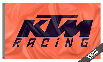 Ktm Racing Flag Banner 1.5X5ft Sportmotorcycle Motorcycle Car