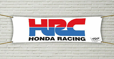 Honda Racing Flag Banner 1.5x5ft in Motorcycle Jacket Shirt Wing Fox