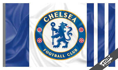 Chelsea FC Flag banner 3ft x 5ft FOOTBALL Soccer Hazard Eden Checkers