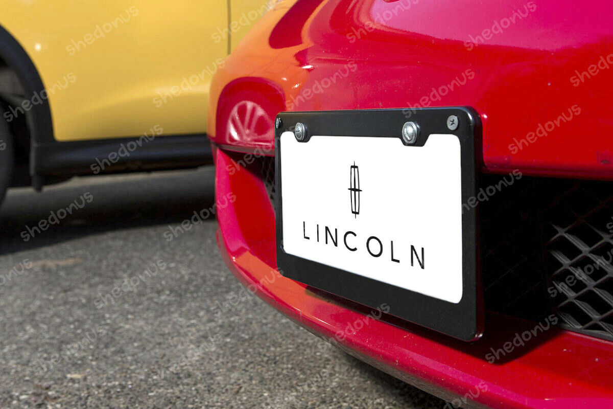 Lincoln License Plate Acrylic Any Car Tag Navigator Series Mark White