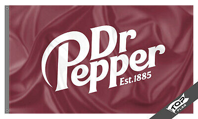 Dr Pepper Flag Banner 3x5 ft Vintage Adverstising Sign Soda