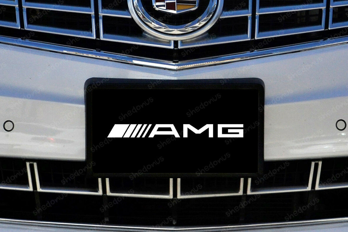 AMG License Plate Acrylic Any Car Tag Sl-class S-class C C-class G-class