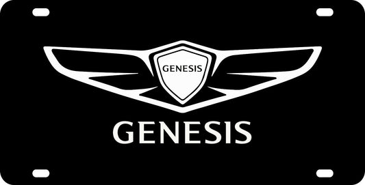 Genesis License Plate Acrylic Any Car Tag One More Than Ligh Coupe Vehicle