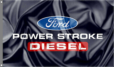 Ford power Flag Banner 3x5 ft Mustang XLT E-Serie F-250 F-350