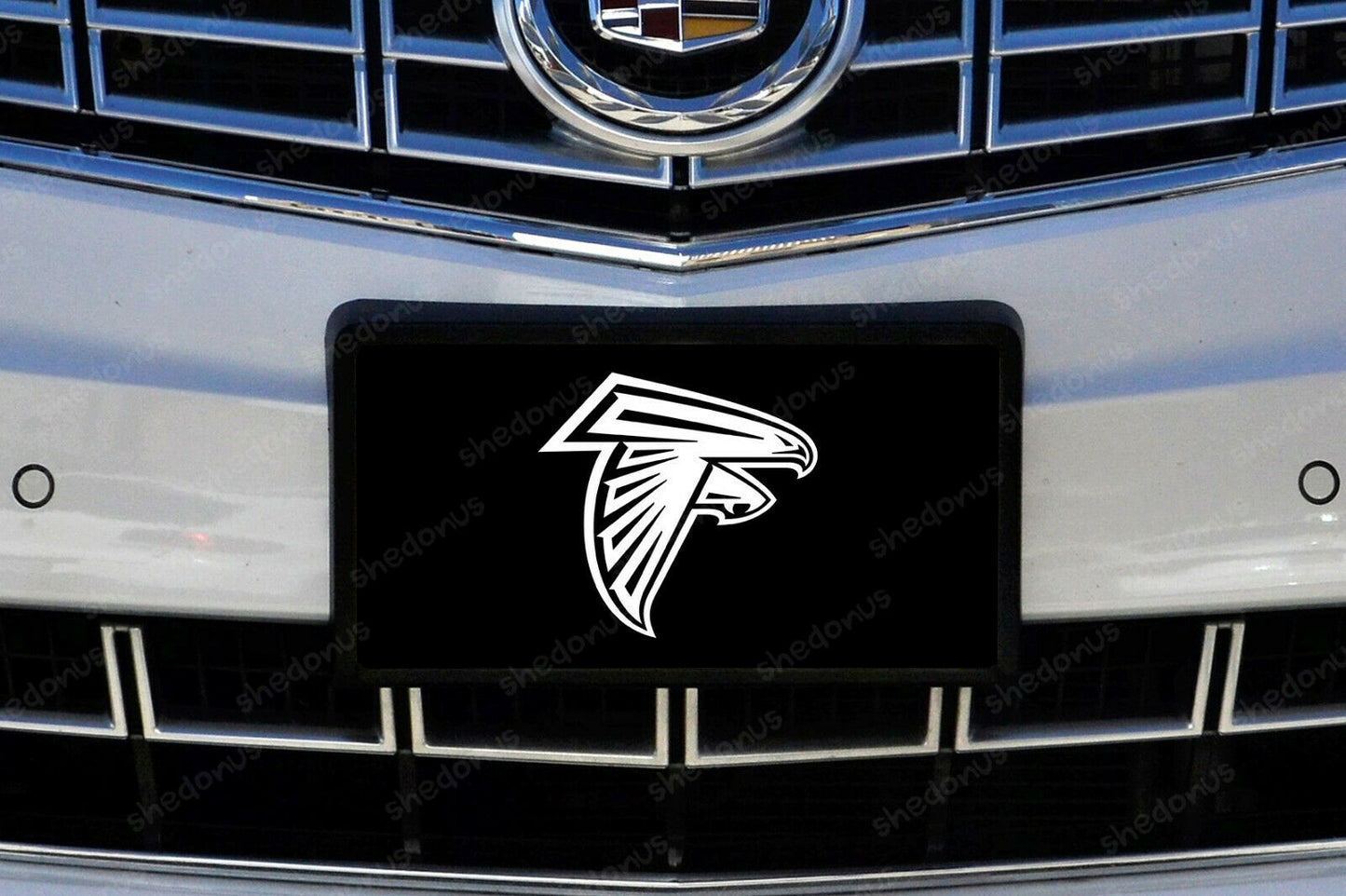 Atlanta Falcons License Plate Acrylic Any Car Tag Nfl Football Vick Xl Team
