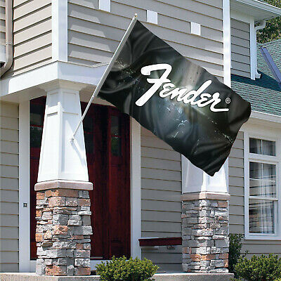 Fender Guitars Flag Banner 3x5 ft Rock Vintage Maestro Guitar