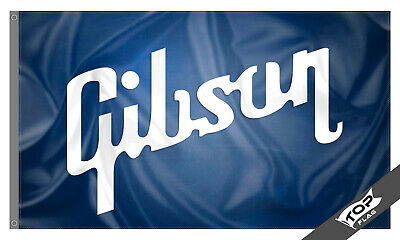 Gibson Guitars Flag Banner 3x5 feet Les Paul Rock Vintage Maestro Guitar 100% PL