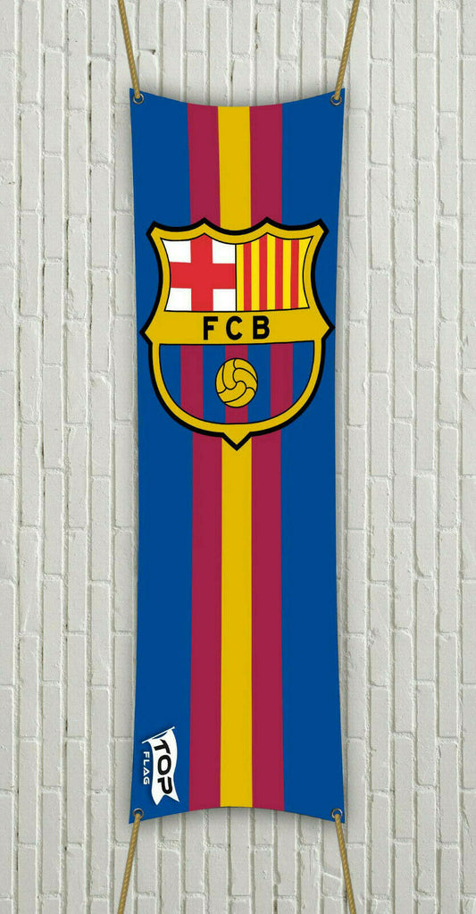 Barcelona FC Flag banner 2ft x 6ft FOOTBALL Soccer Spain La liga