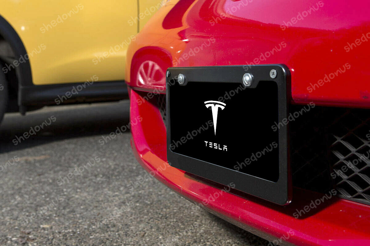Tesla Car License Plate Model S Car Model 3 Premium Racing Any Acrylic Cave