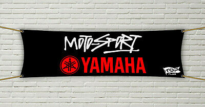 Yamaha Moto Racing Flag 1.5X5 Ft Banner Motorcycle Street Yzf Supersports Gp