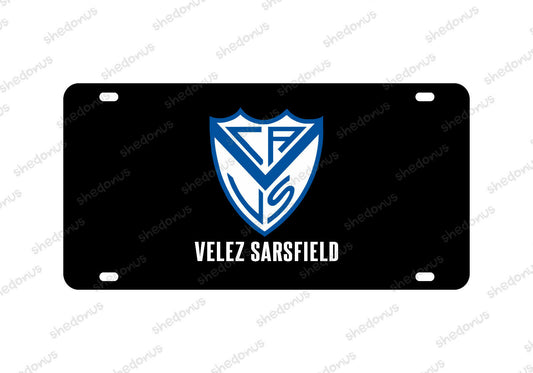 Velez Sarsfield License Plate Campeon Futbol Argentina